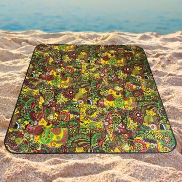 Imagem de Esteira Casal para Praia/Piscina/Resort IMPERMEÁVEL, Dobrável e Seca R