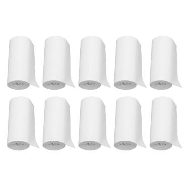 Imagem de 20pcs Papel de Impressão Térmica e Textura Brilhante Papel Branco Adequado para Caixas de Caixa de Caixa Câmeras Com Rótulos de Textura Brilhante Rolls 57x25mm
