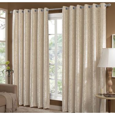 Imagem de Cortina Com Ilhoses Jacquard Bari 2,00 X 1,80 Sultan