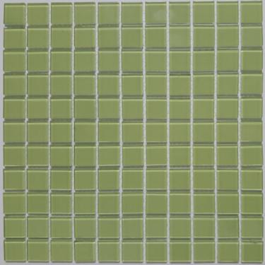 Imagem de Pastilha de Vidro Quadrados de 2,5cm Cristal Glass Mosaic 30cmx30cm (Placas)