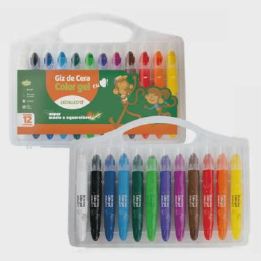 Imagem de Giz De Cera Color Gel Aquarelavel Leo&Leo