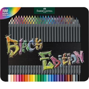 Imagem de Faber-Castell Black Edition Colored Pencils, Classic 1 Count (Pack of 100)