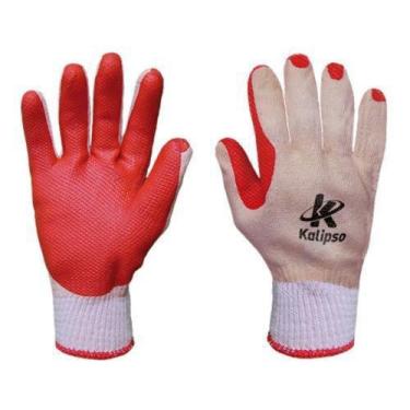 Imagem de Luva Emborrachada Redgrip Laranja Kalipso Varios Tamanhos