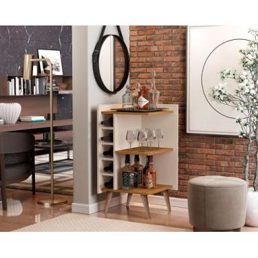 Imagem de Adega De Canto Malbec Off / Freijó - Comprar Moveis em Casa - Comprar 