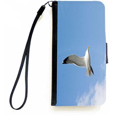 Imagem de Rikki Knight Capa carteira flip Seagull in Flight com aba magnética para Apple iPhone 5c
