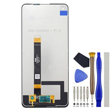 Imagem de Tela de substituição completa para LG K51S 6,5 polegadas LMK510EMW K510EMW K510EMW preta incluindo kit de ferramentas grátis