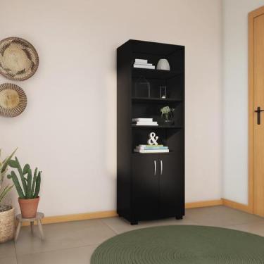 Imagem de Estante Arqueros 2 PT Preta - Mobly