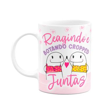Imagem de Caneca Flork Amigas - Reagindo e botando cropped juntas