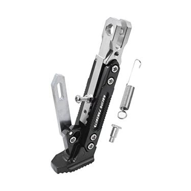 Imagem de lhrlaoliu Suporte Lateral Ajustável Para Motocicletas, Universal, Estacionamento De Motocicletas Elétricas (Prata)