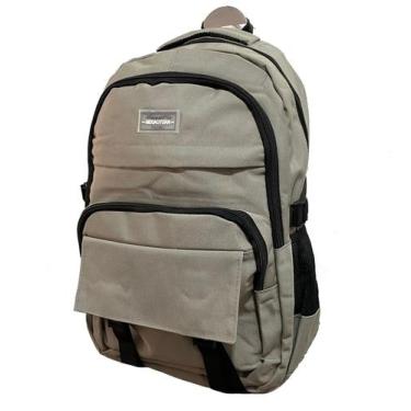 Imagem de Mochila masculina e feminina espaçosa e resistente mochila casal Mochi