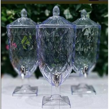 Imagem de Suqueira 4,5l, Cristal, Acrílico Resistente a Risco com Torneira.