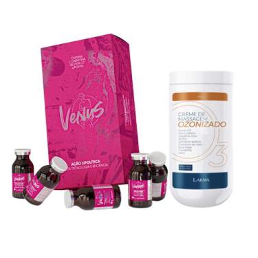 Imagem de Kit Vênus com Ampola Monodose 10ml e Creme de Massagem Ozonizado 30g L