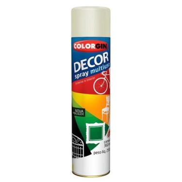 Imagem de Spray Colorgin Decor Multiuso Cinza (865) - 360ml - Para Metal, Madeir