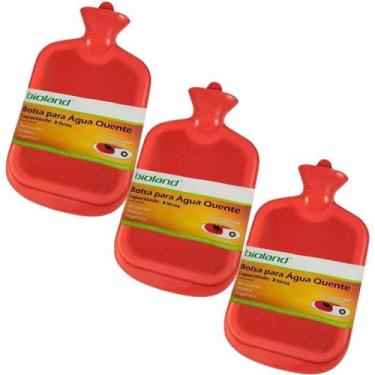 Imagem de Kit 3 Bolsa De Água Térmica Para Compressa - Bioland 2 litros