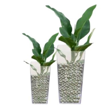 Imagem de Vaso Acrílico Cristal Decorativo (1, GRANDE E PEQUENO)