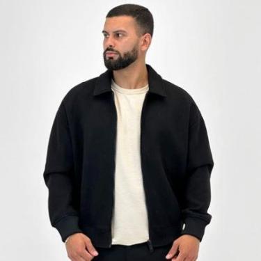 Imagem de Jaqueta Broken Rules Bomber em Lã Batida Masculina-Masculino