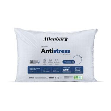 Imagem de Travesseiro Antistress Antimicrobiana Altenburg Branco, UN, Branco