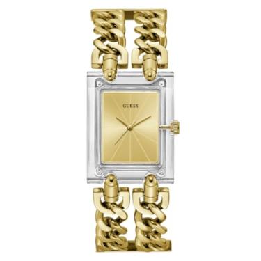 Imagem de GUESS Relógio feminino MOD Heavy Metal, Dourado
