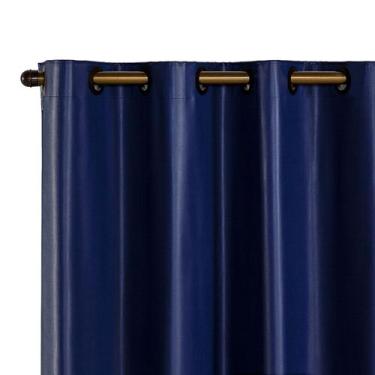 Imagem de Cortina Folha Blackout PVC 1,40m x 1,60m Uma Parte Bloqueia Luz Sala Q