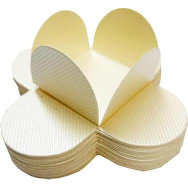 Imagem de Forminhas 4 Pétalas Marfim Perolado 3,5x3,5x2,5-100 Unidades para Doces Brigadeiros Festas Aniversário Casamento Batizado Chá de Bebê/Revelação