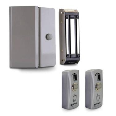 Imagem de Fechadura M150 Ipec Sensor Eletroímã Magnética Botoeira Inox - Ipec