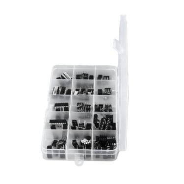 Imagem de Domary Kit de Sortimento de Circuito Integrado Estabilidade de Alto Desempenho para Projetos Eletrônicos