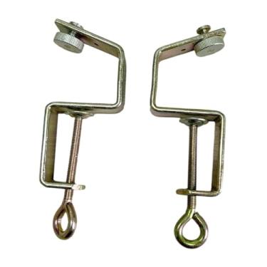 Imagem de UGPLM 2 peças de grampos de mesa para máquina de tricô para fábrica de grampos de montagem de mesa de metal de alta resistência