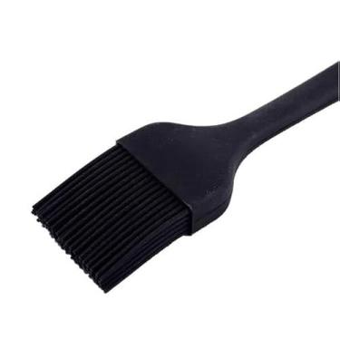 Imagem de Pincel De Silicone Maciço De Cozinha Para Untar Formas 25,5cm (Preto)