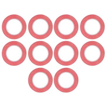 Imagem de 10 Unidades de Fita Dupla Face PET Fita Dupla Face PET, Fita de Montagem Dupla Face Fita Adesiva Forte de 2 Lados Fita Adesiva Dupla Face Removível Fita Vermelha à Prova d'água