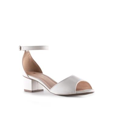 Imagem de Sandália De Salto, Via Uno, Feminino, Off White, 37