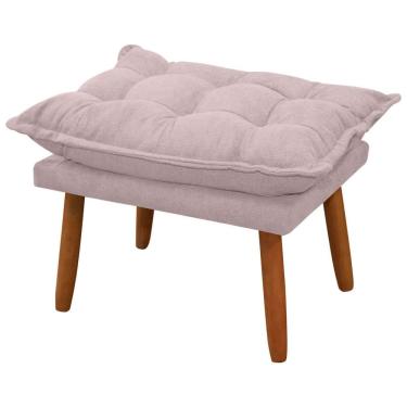 Imagem de Puff Banqueta Angra Retangular para Sala Quarto Bouclê