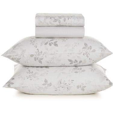 Imagem de Jogo de Cama Casal Karsten 100% Algodão Percal 160 Fios