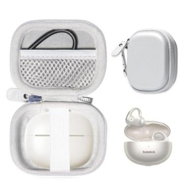 Imagem de CaseSack Capa para fones de ouvido Baseus Bowie MC1/MC1 Pro Open Ear Clip-On (Branco)