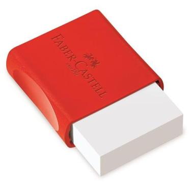 Imagem de Borracha Faber Castell TK capa vermelha grande