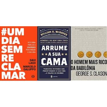 Imagem de Kit 3 Livros Um Dia Sem Reclamar + Arrume A Sua Cama + O - CITADEL