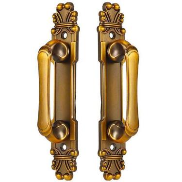 Imagem de Puxador Duplo Máxima Metais Mozart 280mm Café Antigo