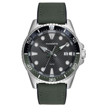 Imagem de Relógio Mondaine Masculino Analógico Couro Verde 32886g0mvnh2