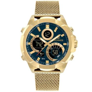 Imagem de Relógio Technos Masculino Digitech Dourado W23721aae-1a