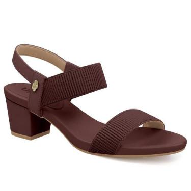 Imagem de Sandalia usafelx y8204013 - Usaflex, Vinho, 37