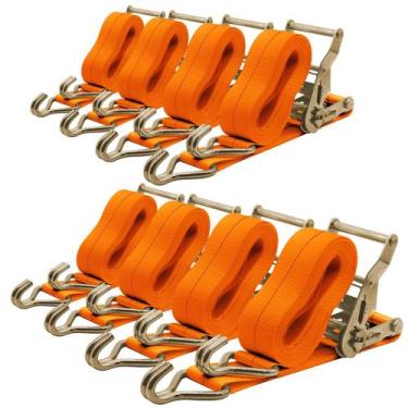 Imagem de Ratchet Straps SALUINOKI, pacote com 8 caminhões pesados de 5 cm x 4,5