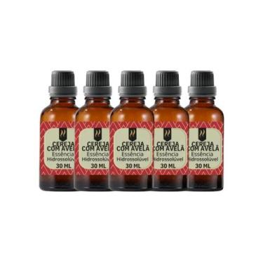 Imagem de Super Kit 5 Essências A Base Água Hidrossolúvel 30Ml Difusor - Nattuar