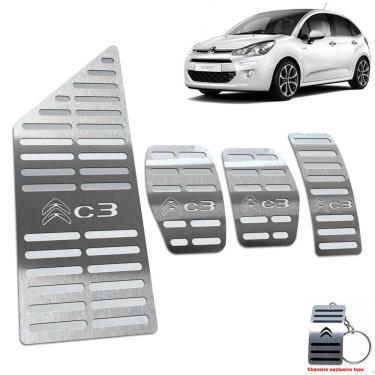 Imagem de Pedaleira Manual + Descanso Citroen C3 2013 2020 Inox