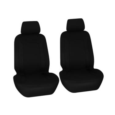 Imagem de Bittwee Apenas capa de assento dianteiro de carro, protetor de assento dianteiro respirável para veículo esportivo com capa separada para encosto de cabeça, acessórios de proteção de cadeira