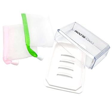 Imagem de SUPIA Saboneteira Plástica Com Tampa Transparente Porta Saboneteira Transparente 1 Unidade E Saboneteira 2 Unidades