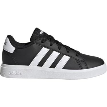 Imagem de adidas Grand Court 2.0 Tennis Shoe, Core Black/FTWR White/Core Black, 4 US Unisex Big Kid