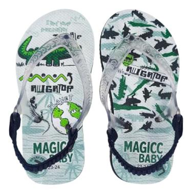 Imagem de Chinelo Bebê Magicc Baby Sandália Infantil Jacaré Meninos MB-012-21/22