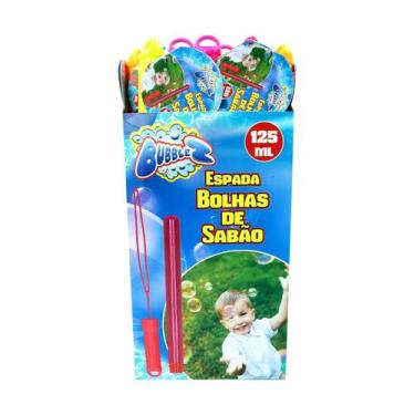 Imagem de Espada De Bolha De Sabão Bubblez Batiki Infantil Brinquedo Divertido