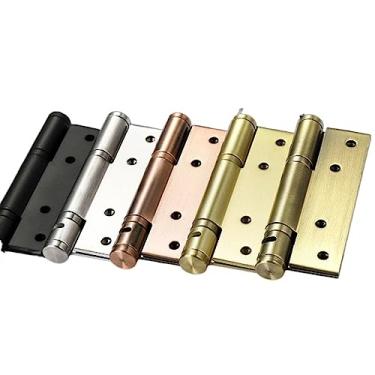 Imagem de Dobradiça hidráulica de aço inoxidável fino porta armário janela mola conector de móveis acessórios de dobradiça para casa 1 peça (A4)