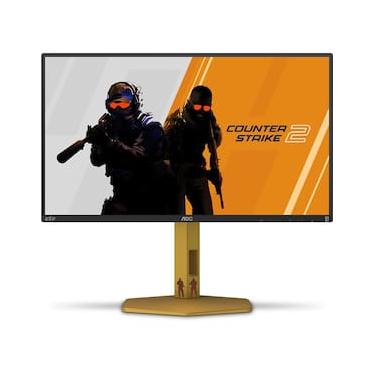 Imagem de Monitor Gamer 24,5" LED AOC AGON Counter Strike 2 CS25G/78 Full HD 310Hz Preto e Dourado
