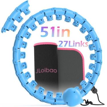 Imagem de Anel de fitness pesado Jlo Ibao, 51 polegadas e 27 links, azul - JLoib
